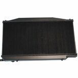 Radiateur aluminium - Zwart APP Honda Civic CRX B-series