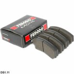 Remblokken voorzijde - DS1.11 Ferodo Nissan 350Z Honda Civic Integra (Brembo remklauwen)