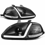 LED-Scheinwerfer - schwarz Spring Honda