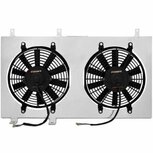 Ventilatorhaus mit schlanken Ventilatoren Mishimoto Honda