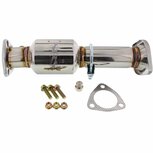 Race catalyst high flow 200 cell stainless steel JDM &Oslash;2.50 SRS Honda Civic CRX CRV Del Sol Integra
