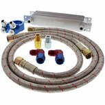 Oliekoeler kit (330 x 76 x 50mm) D1 Spec