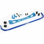 Subframe reinforcement brace + stabilizer bar - Blue Hardrace Honda