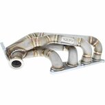 Bride turbo sidewinder T3 en acier inoxydable, collecteur Turbo, bride de soupape de d&eacute;charge en bande V 44/46mm SRS Honda