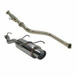 Syst&egrave;me d'&eacute;chappement Catback en acier inoxydable G55 SRS Honda