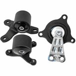 Remplacement supports moteur - 75A - circuit (noir) Innovative Mounts Honda