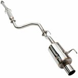 Syst&egrave;me d'&eacute;chappement Catback en acier inoxydable R60 (marque E) SRS Honda Del Sol