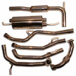 Abgasanlage ab Kat aus Edelstahl G600 SRS Honda Civic 1.8