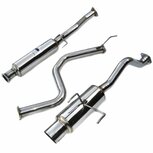 Catback exhaust system stainless steel GT300 Invidia Honda