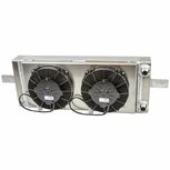 Radiateur &agrave; encastrer avec kit car&eacute;nage/ventilateur - L/P/H/F 16AN SpeedFactory Honda