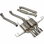 Catback exhaust system R60 stainless steel tips SRS Honda Civic Type R
