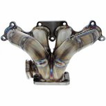 Turbokr&uuml;mmer aus Edelstahl im Mini-Ram-Stil, T3-Turboflansch, 44-mm-V-Band-Wastegate-Flansch SpeedFactory Honda