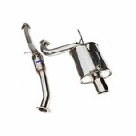 Catback-Auspuffanlage Q300, einzelne Edelstahlspitze Invidia Honda