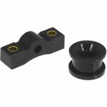 Gear shift rod rubbers - Black Prothane Honda