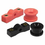 Gear shift rod rubbers - Red Prothane Honda