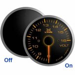 Xline voltmeter SLM amber Stri Xline
