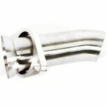 Turndown uitlaatspruitstuk verlengpijp - &Oslash;63.5mm/2.5&#039;&#039; PLM