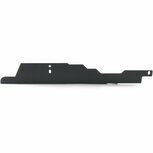 Radiator cooling plate black aluminum Circuit Hero Honda