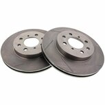 Vordere Bremsscheiben (262 mm / 4 x 100) &ndash; gerillt BrakeStop Honda
