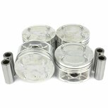 Zuiger set +0.50mm (84.50mm) (PHK/B20Z) DNJ Honda