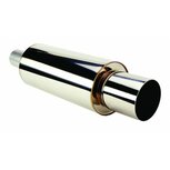 Einddemper - 2.5&quot;/63,5mm met 3.7&quot;/94mm eindtip HKS