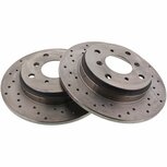 Hintere Bremsscheiben (260 mm / 4 x 114,3) &ndash; gebohrt Brakemax Honda