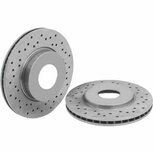 Vordere Bremsscheiben (262 mm / 4 x 114,3) &ndash; gebohrt Brakemax Honda