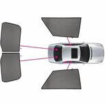 Sun protection from the B-pillar Privacy Shades Honda