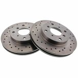 Vordere Bremsscheiben (260 mm / 4 x 114,3) &ndash; gebohrt Brakemax Honda