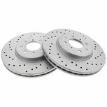 Bremsscheiben vorne (262mm->282mm Umbau / 4x100) - Gebohrt Brakemax Honda