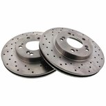 Vordere Bremsscheiben (282 mm / 5 x 114,3) &ndash; gebohrt Brakemax Honda
