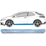 Gauche Panneau de r&eacute;paration de seuil Honda Civic