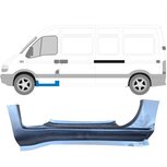 Linker Dorpel reparatiepaneel Nissan Interstar Opel Movano Renault Master