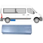 Rechter Reparatiepaneel achtervleugel Nissan Interstar Opel Movano Renault Master