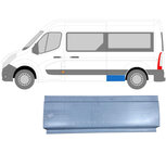 Linker Reparatiepaneel achtervleugel Nissan Interstar Opel Movano Renault Master