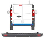 Pare-chocs arri&egrave;re PDC avec lampe Nissan NV 300 Opel Vivaro Renault Trafic Fiat Talento