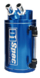 Olie catchtank (480cc) - Blauw/9mm D1 Spec