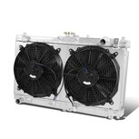 Radiator with Shroud and Fans Aluminum FullRacing Mazda MX5