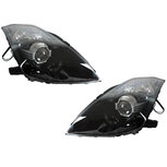 Koplampen projector Black housing Depo Nissan 350Z