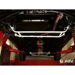 Rear H-Brace 4 Points White Steel Mitsubishi Lancer Ultra Racing