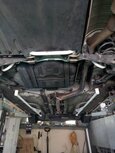 Barre de renfort inf&eacute;rieure arri&egrave;re en acier blanc Honda Civic Ultra Racing