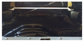 Domstrebe hinten 2 Punkte Wei&szlig; Stahl Nissan Skyline Ultra Racing