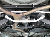 Rear Strut Brace 2 Points White Steel Subaru Forester Impreza Outback Ultra Racing