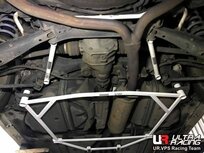 Domstrebe hinten 6 Punkte Wei&szlig; Stahl Lexus Toyota Ultra Racing