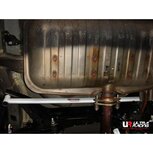 Rear Strut Brace White Steel Mitsubishi Lancer Ultra Racing