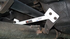 H-Brace White Steel Toyota Supra Ultra Racing