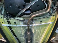 Untere Mittelhalterung 4 Punkte Wei&szlig;er Stahl Suzuki Swift Ultra Racing