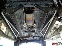 Side Bars White Steel Frontd Mazda Ultra Racing