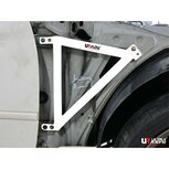 Wing Bracket 3 Points White Steel Lexus Toyota Ultra Racing