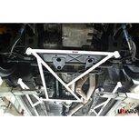 Front H-Brace 4 Points White Steel Nissan Skyline Ultra Racing